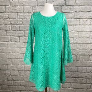 NWT Lilly Pulitzer Colette Lace Tunic Dress in Jewel Green